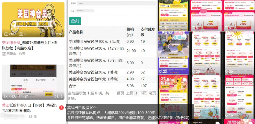 图片[1]-【2025.1.9】美团神券项目 入门级教程，外卖券膨胀推广项目 V2.0版教程-L哥创业分享网