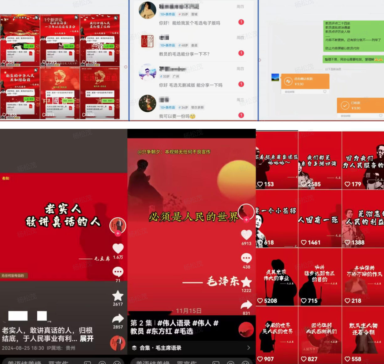 图片[1]-【2025.2.6】抖音蓝海小赛道私域变现项目，卖毛选资料，单价9.9/单天变现100+-L哥创业分享网