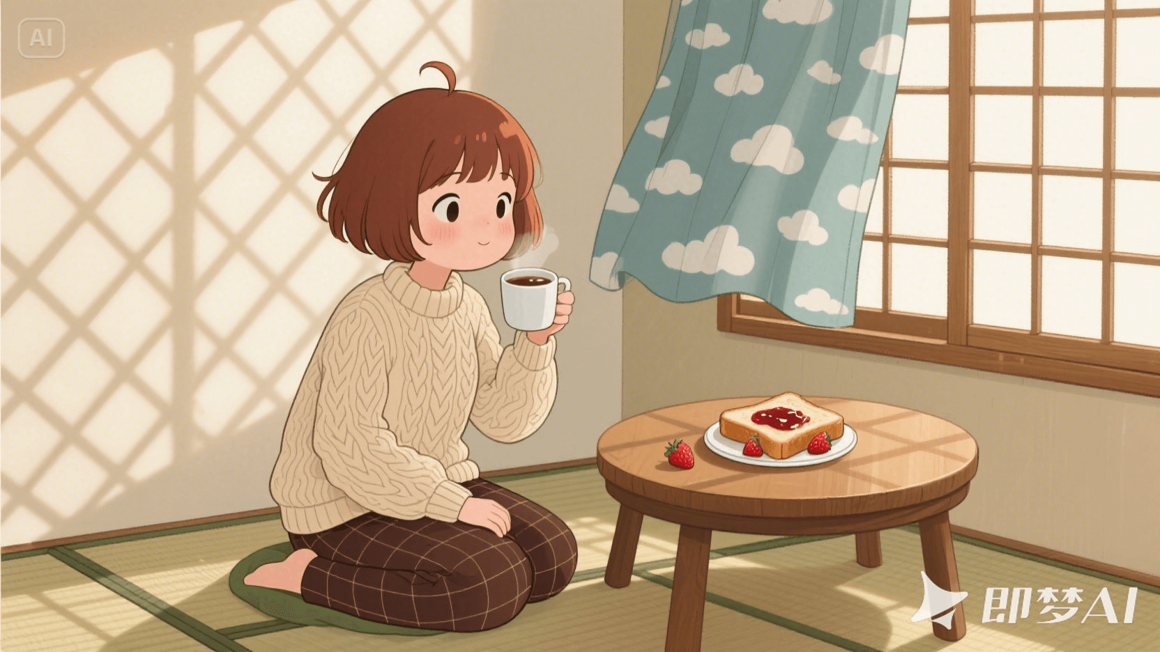 图片[8]-【2025.4.28】治愈系独居女孩小短片，即梦3.0测评-L哥创业分享网