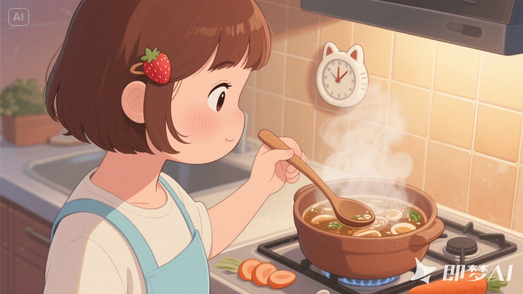 图片[5]-【2025.4.28】治愈系独居女孩小短片，即梦3.0测评-L哥创业分享网