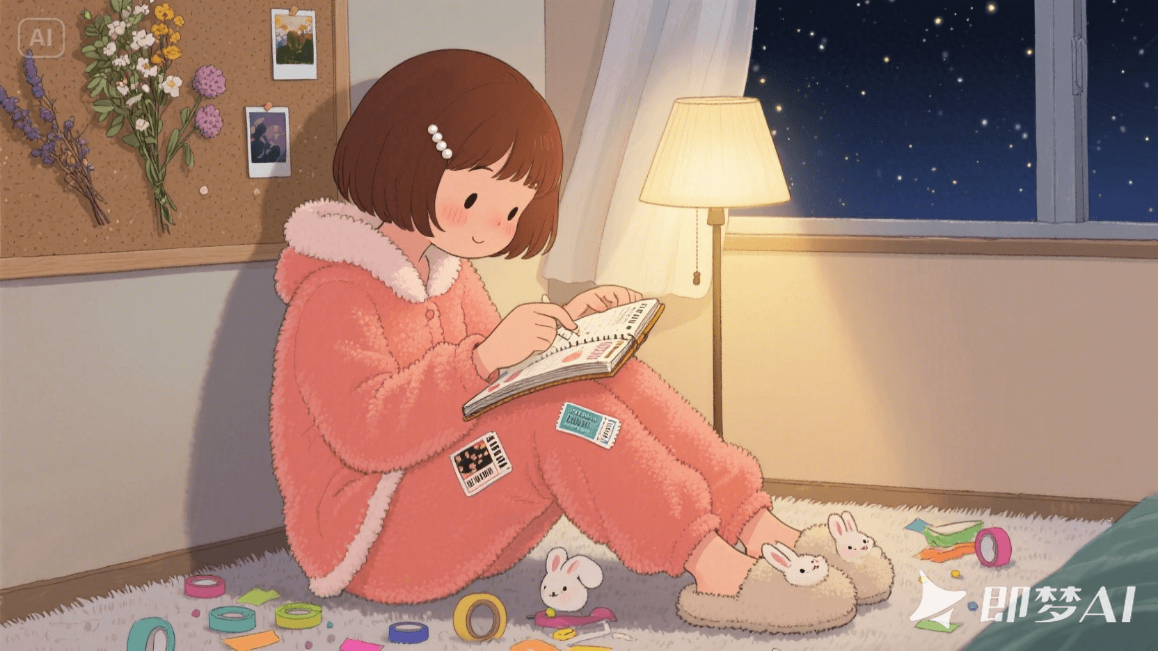 图片[4]-【2025.4.28】治愈系独居女孩小短片，即梦3.0测评-L哥创业分享网