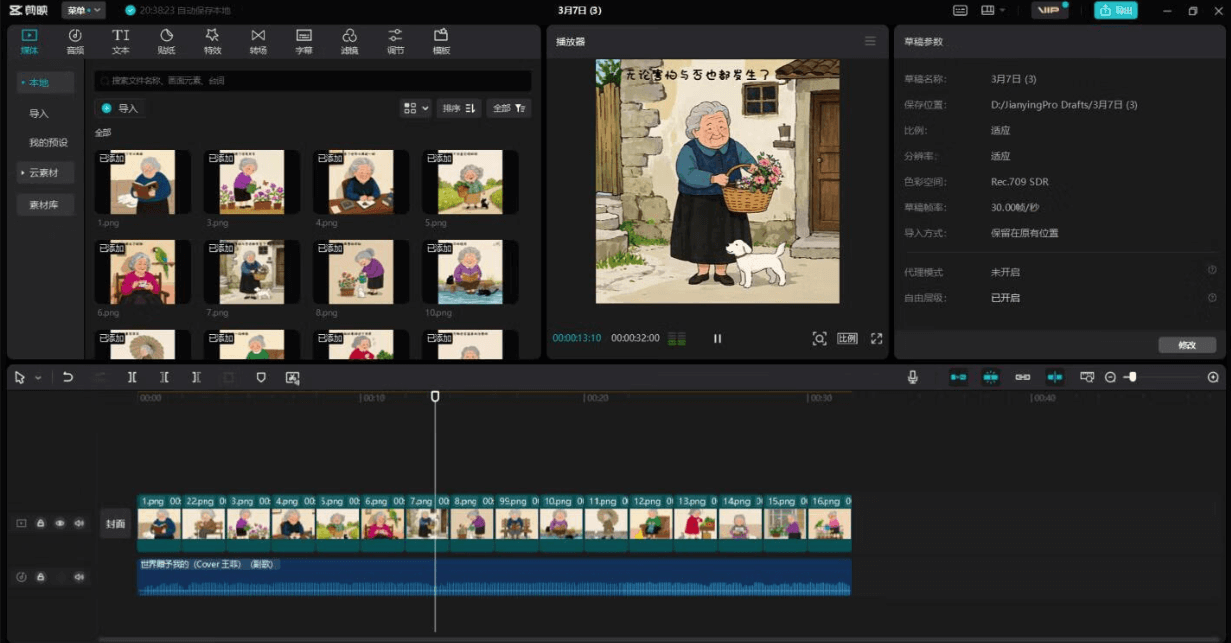 图片[7]-【2025.5.19】AI热门玩法拆解:老奶奶治愈文案视频-L哥创业分享网